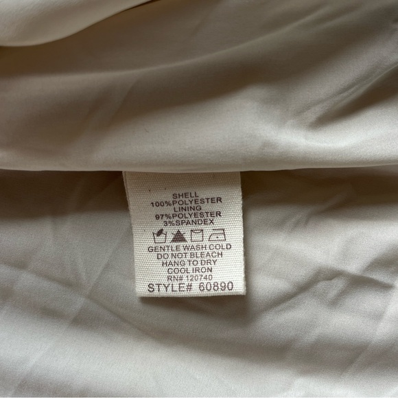 Mystree Faux Fur Jacket in Cream and Tan With Pockets Size Large Neutral - Picture 11 of 11